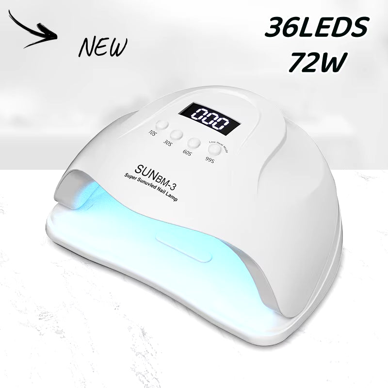 Nail Dryer LED Nail Lamp UV Lamp for Curing All Gel Nail Polish with Motion Sensing Manicure Pedicure Salon Tool