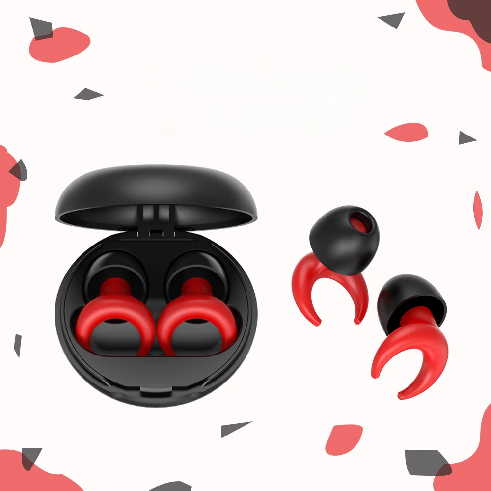 Canceling Soundproof Ear Plugs Moon Shape Silicone Earplug Waterproof Swim Tapones Para-Dormir Hearing Protection Ear Protectors