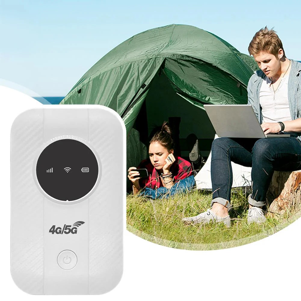 Portable Wifi Hotspot, 5G Router for High-Speed Internet, Compact Mobile Wireless Device