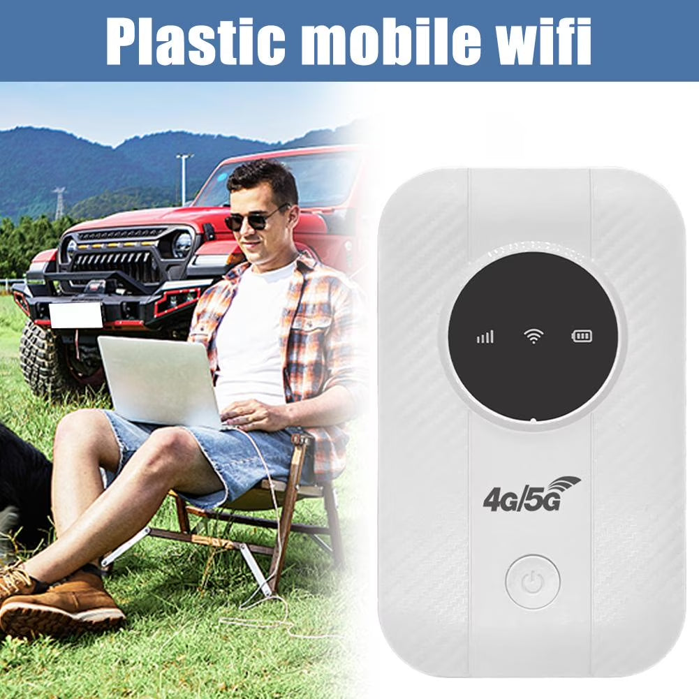 Portable Wifi Hotspot, 5G Router for High-Speed Internet, Compact Mobile Wireless Device