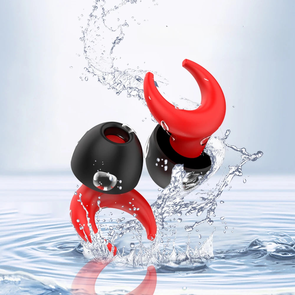 Canceling Soundproof Ear Plugs Moon Shape Silicone Earplug Waterproof Swim Tapones Para-Dormir Hearing Protection Ear Protectors