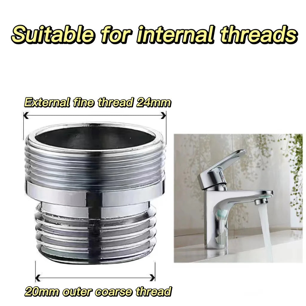 Kitchen Sink Faucet Extender Hose Universal Bathroom 360° Rotating Extension Bending Washbasin Water Tap Filter Tube Splash Head