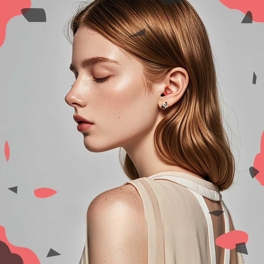 Canceling Soundproof Ear Plugs Moon Shape Silicone Earplug Waterproof Swim Tapones Para-Dormir Hearing Protection Ear Protectors